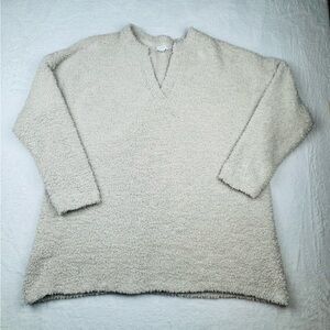 J.Jill, Pure Jill Beige Cozy V-Neck Long Sleeve Pullover. Size XL.